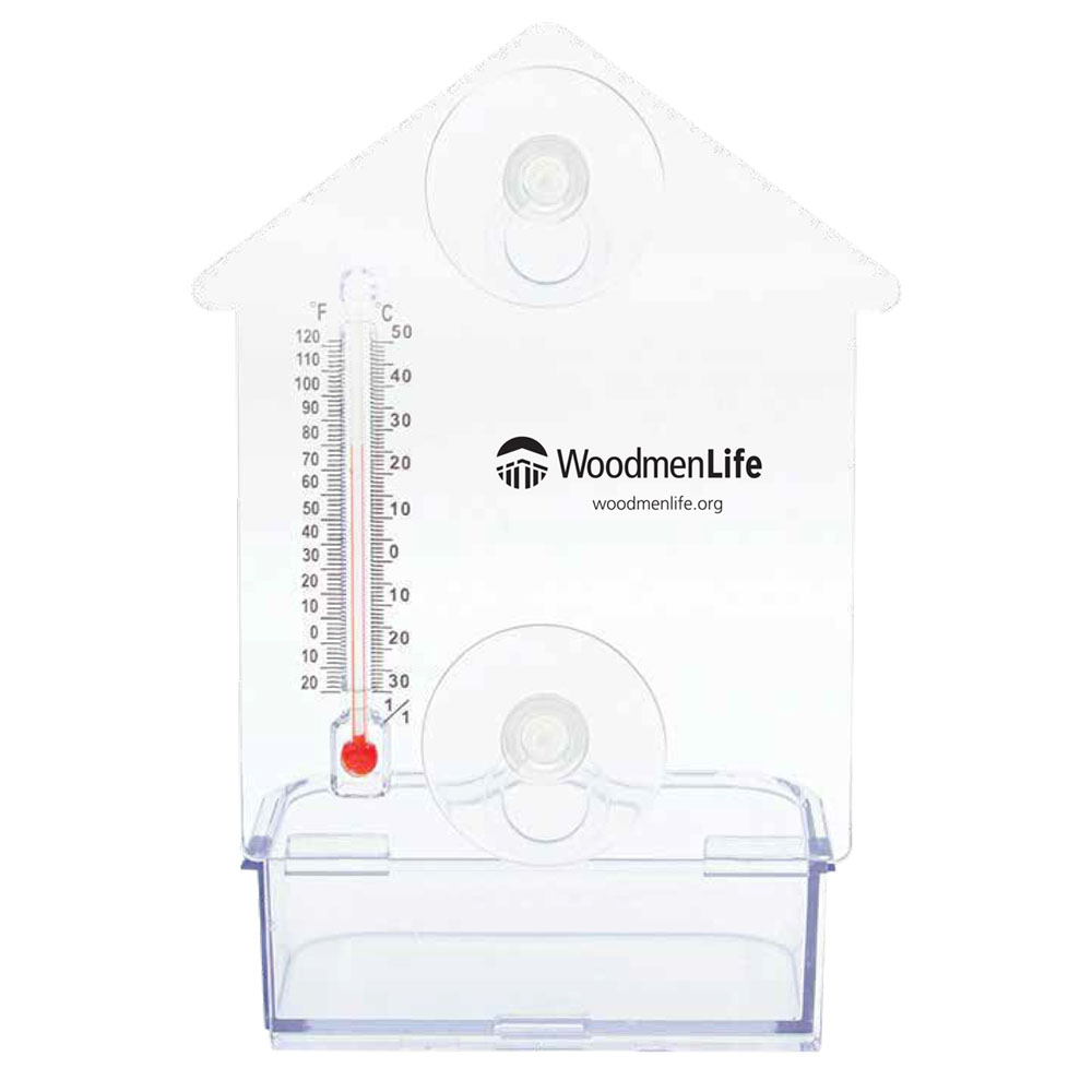 BIRD FEEDER THERMOMETER