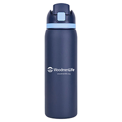27Oz Two-Toned Stainless Steel Straw Bottle