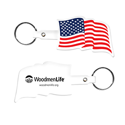 Usa Flag Key Tag