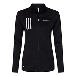 ADIDAS WOMENS 3-STRIPES 1/4 ZIP