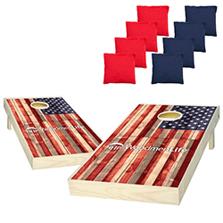 FULL SIZE REGULATION CORNHOLE BOARD W/BAGS